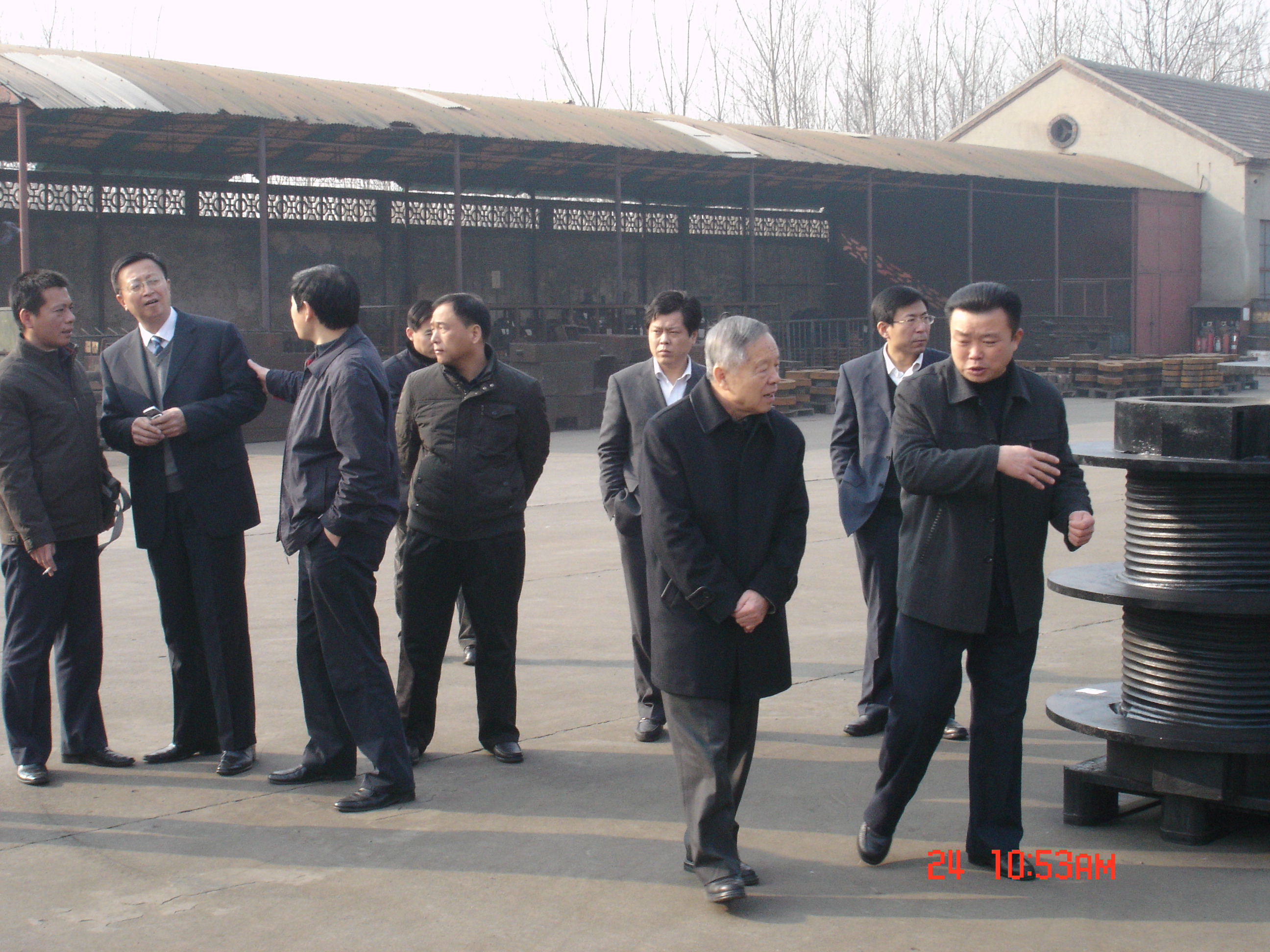 2010年，中国铸造协会领导来公司交流工作